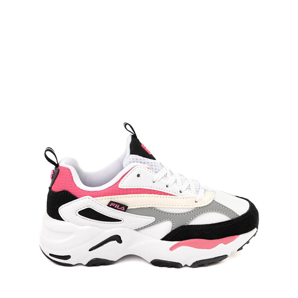 Fila white pink shoes hotsell