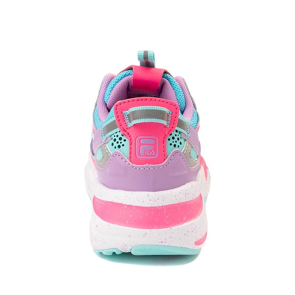 alternate view Fila Ray Tracer Athletic Shoe - Little Kid - Blue Atoll / Sugarplum / CrocusALT4