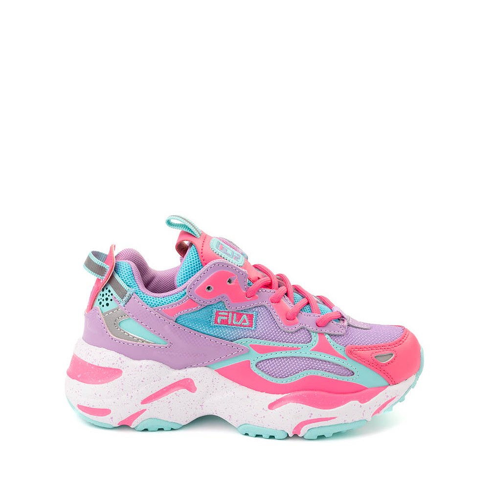 Fila Ray Tracer Athletic Shoe - Little Kid - Blue Atoll / Sugarplum / Crocus