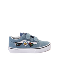 Vans Old Skool V Skate Shoe Little Kid Denim Floral Journeys