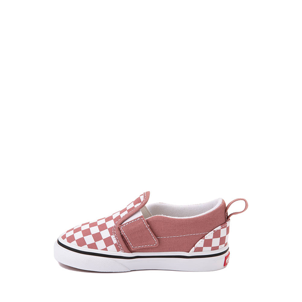 Vans Slip-On Checkerboard Skate Shoe - Baby / Toddler - Withered Rose ...