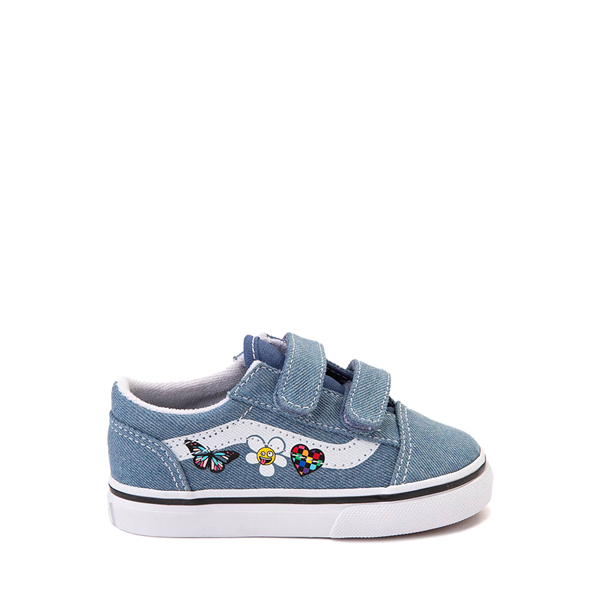 Vans Old Skool V Skate Shoe - Baby / Toddler - Denim / Floral