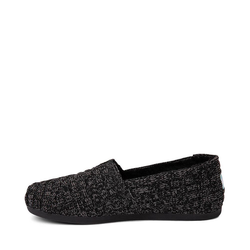 Womens TOMS Alpargata Knit Slip-On Casual Shoe - Black | Journeys