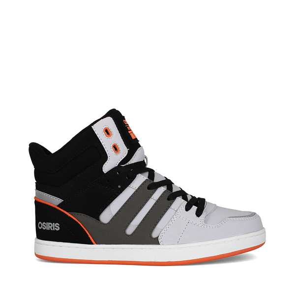 Mens Osiris CHN Skate Shoe - Black / Grey Orange