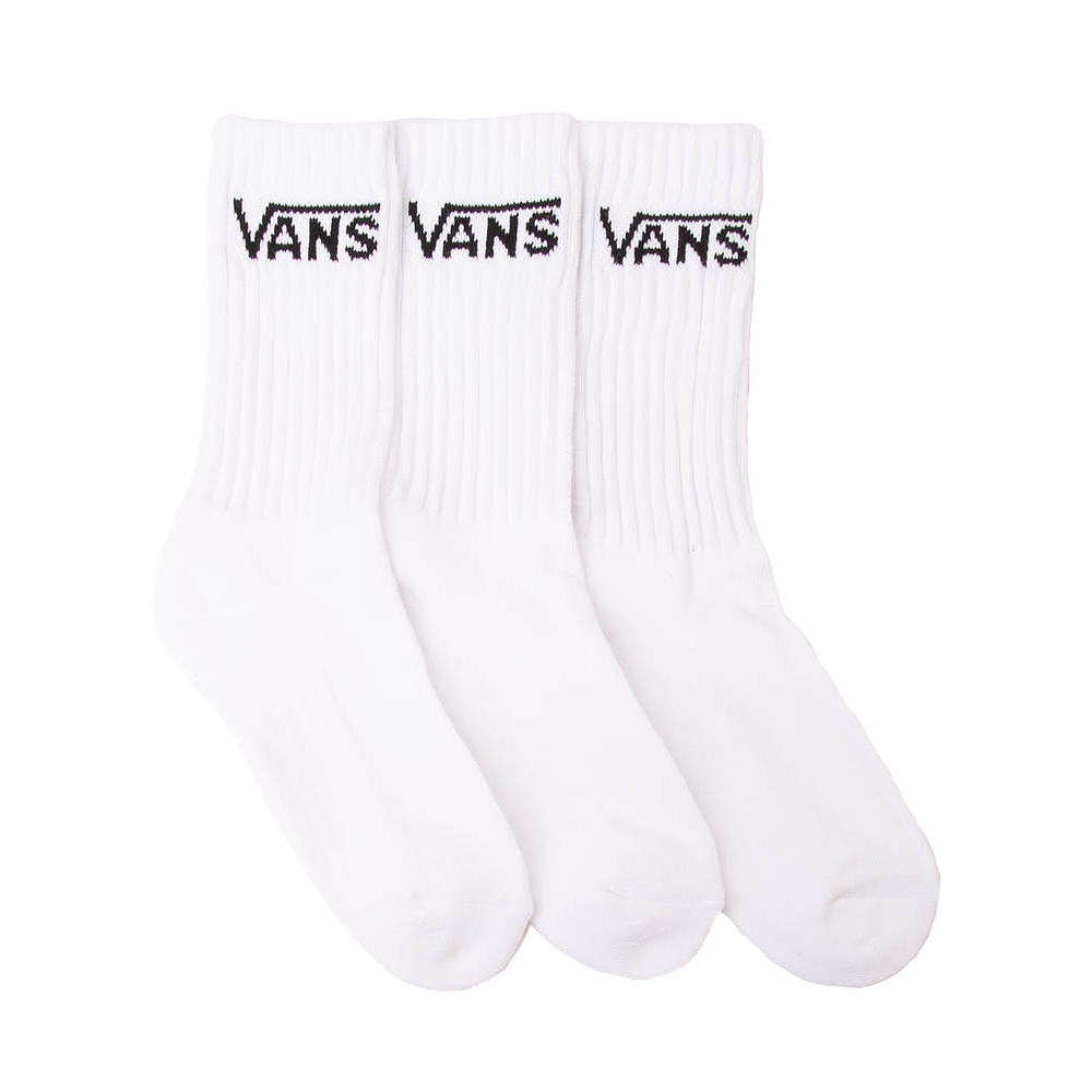 Vans Classic Crew Socks 3 Pack - Toddler - White