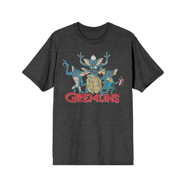 Gremlins Group Tee - Charcoal Heather