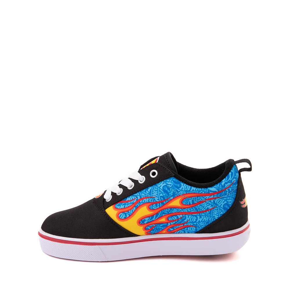 Sepatu Roda Heelys Boys Hot Wheels Shroud – Roda yang Dapat Dilepas, Bantalan ABEC 5, Bagian Atas PU Sintetis, Ukuran Anak/Dewasa