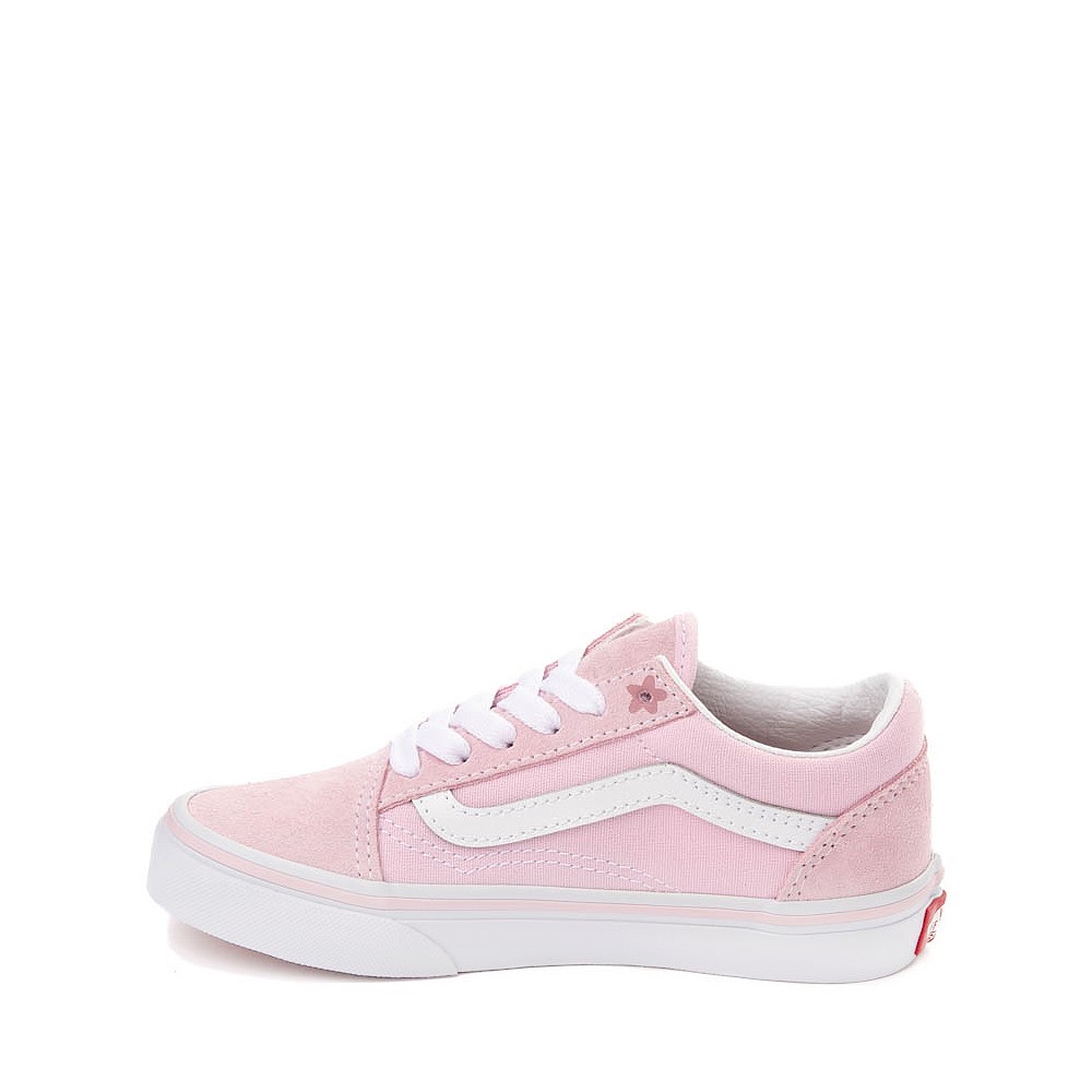 Vans Old Skool Flower Skate Little Kid Pink True White Journeys