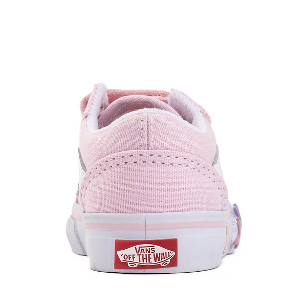alternate view Vans Old Skool V Skate Shoe - Baby / Toddler - Pink / FloralALT4