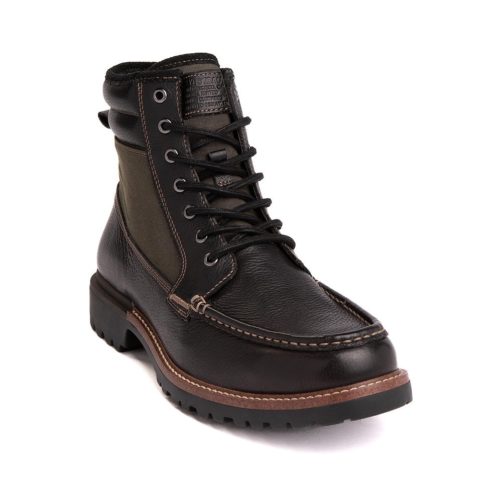 Mens Levi's Pelham Neo Boot - Black / Olive | Journeys