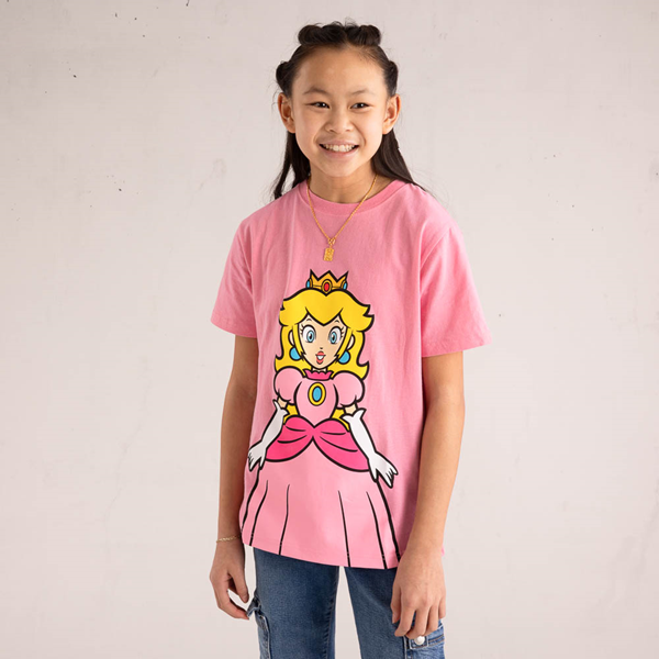 Princess Peach Tee - Little Kid / Big Kid - Pink