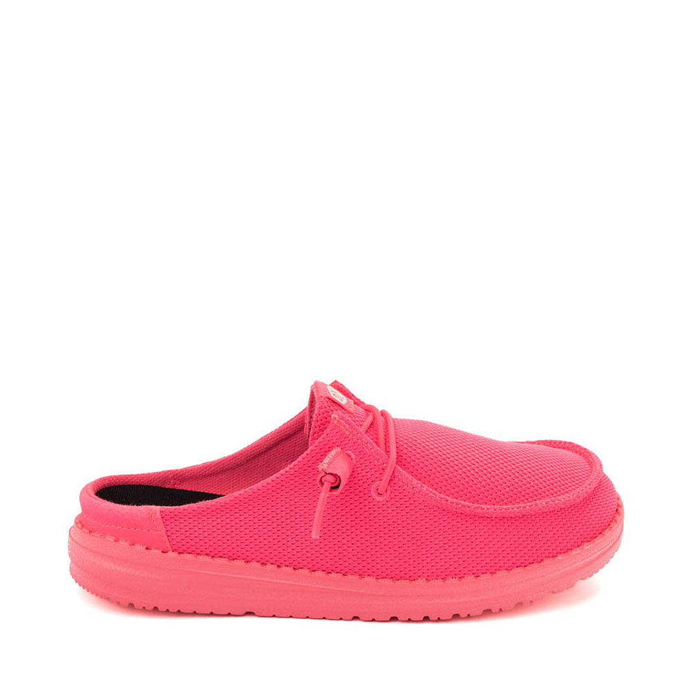 Womens HEYDUDE Wendy Slip Mono Mule - Electric Pink