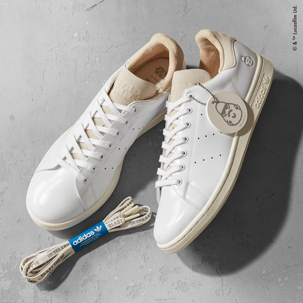 Mens Star Wars x adidas Stan Smith Nanzuka Athletic Shoe - White / Off Core Black