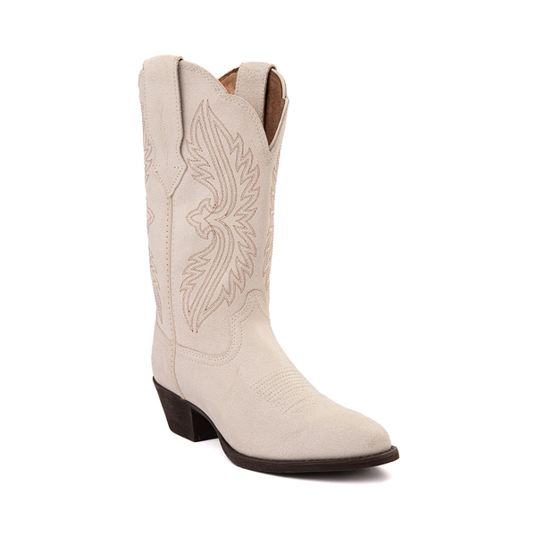Womens Ariat Heritage R Toe StretchFit Western Boot - Distressed Ivory ...