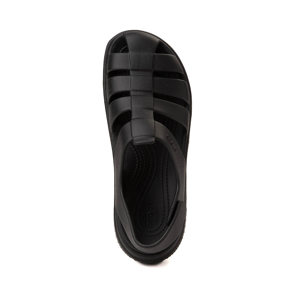 Crocs Stomp Platform Fisherman Sandal - Black | Journeys