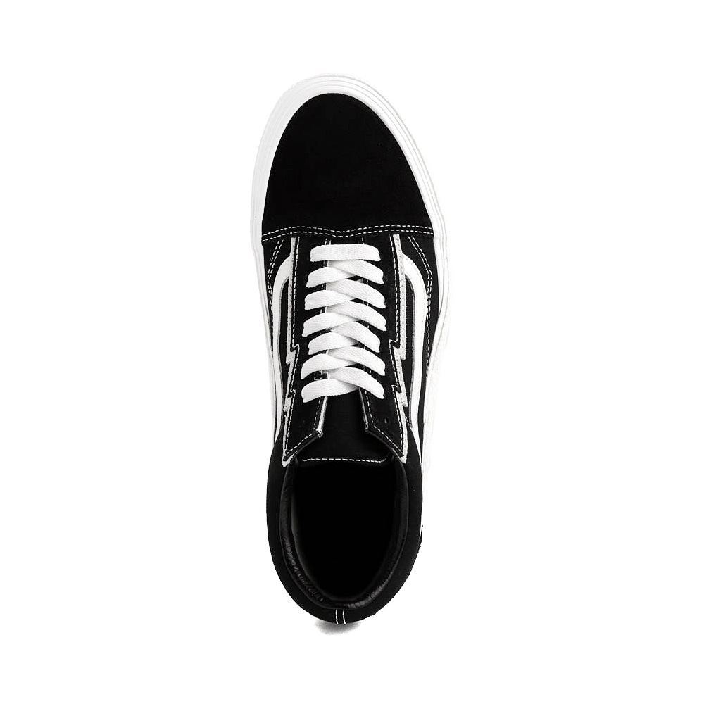 Vans Old Skool Bolt Skate Shoe - Black / White | Journeys