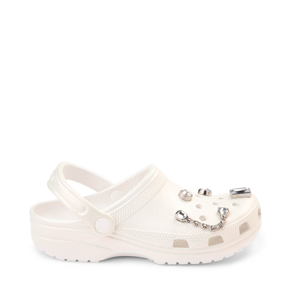Crocs Classic Glam Shimmer Clog - White