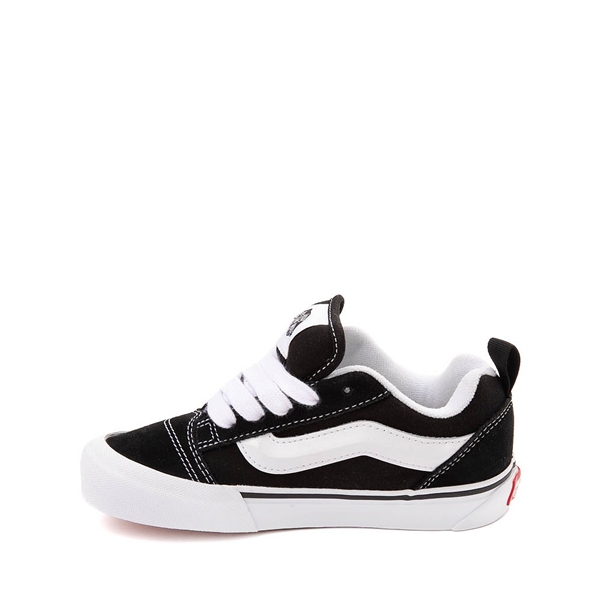 alternate view Vans Knu Skool Skate Shoe - Little Kid - Black / True WhiteALT1