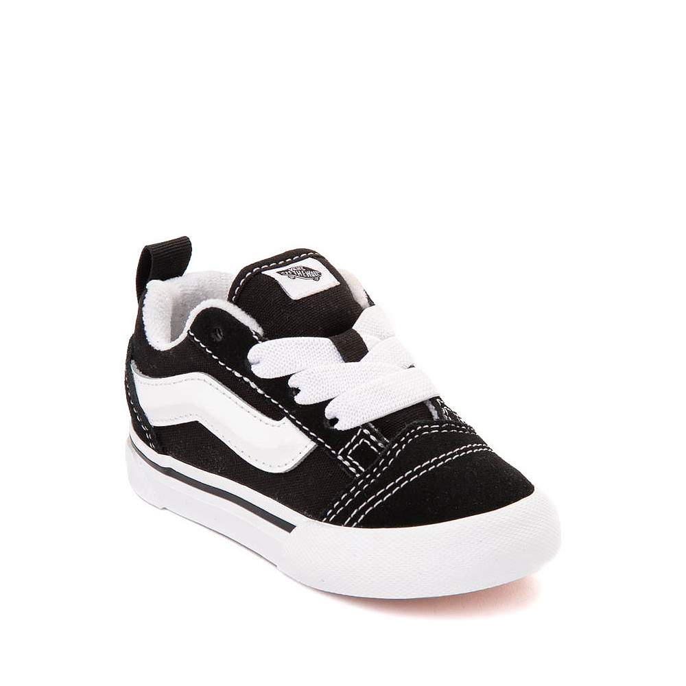 Vans Knu Skool Skate Shoe - Baby / Toddler - Black / White | Journeys