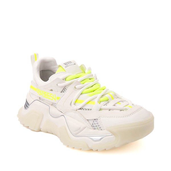 Womens Steve Madden Power Sneaker - White