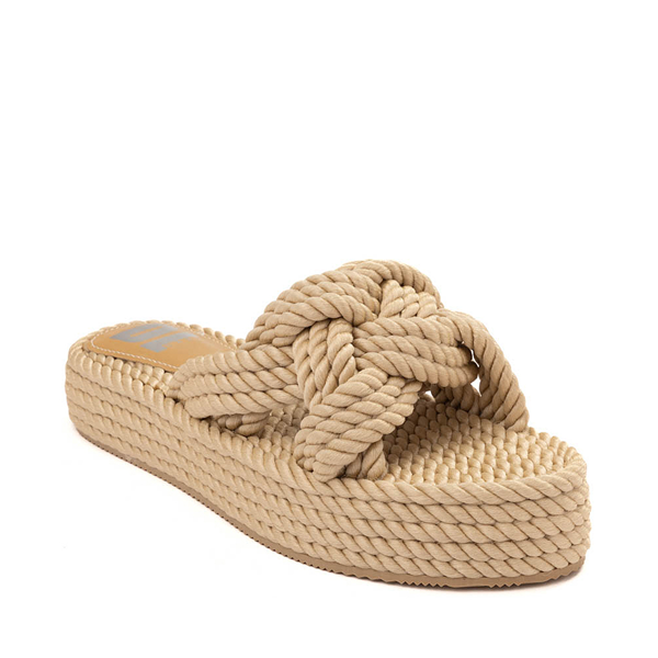 Womens Dirty Laundry Knotty Platform Slide Sandal - Natural | Journeys