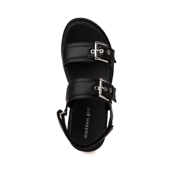 alternate view Womens Madden Girl Mason Platform Sandal - BlackALT2