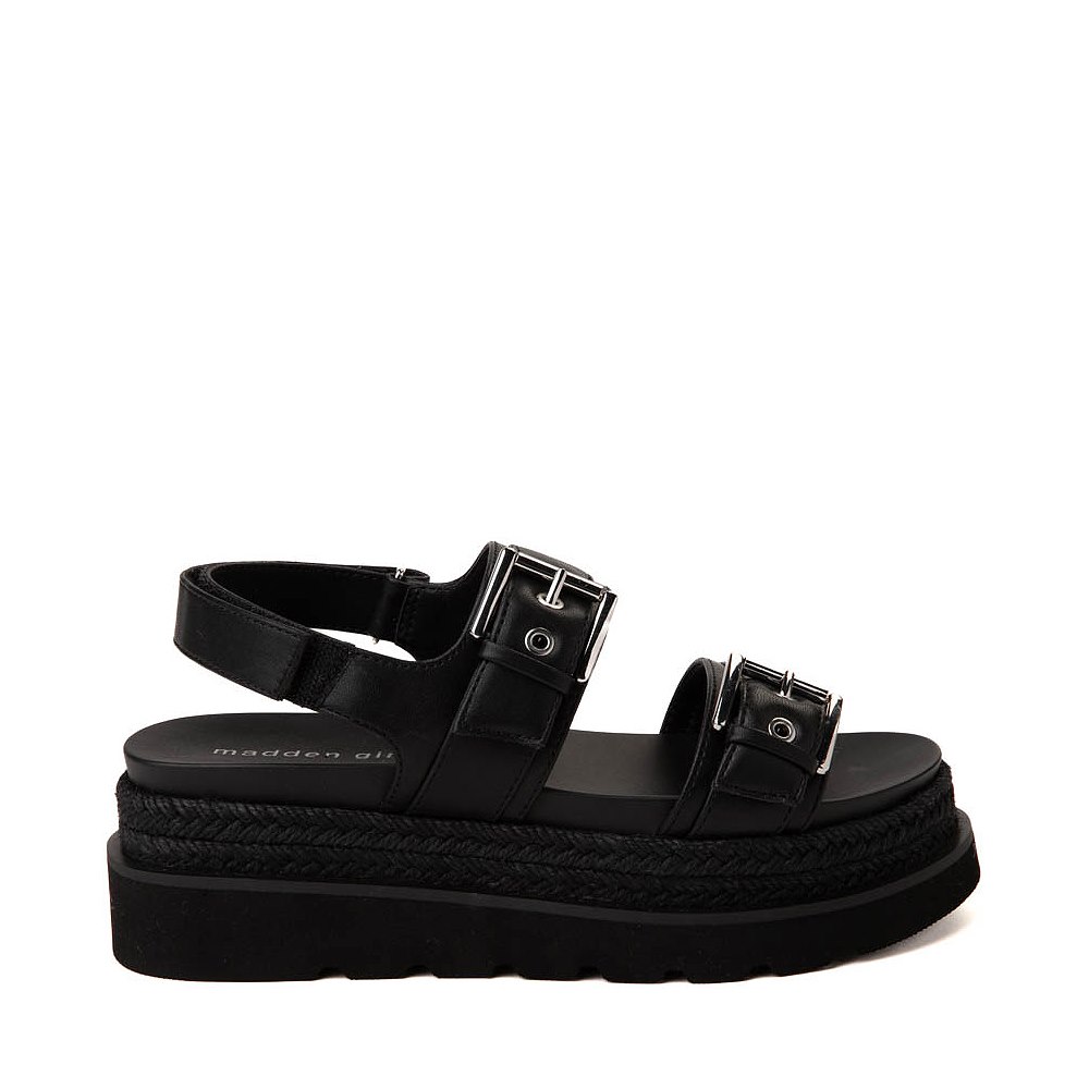 Womens Madden Girl Mason Platform Sandal - Black