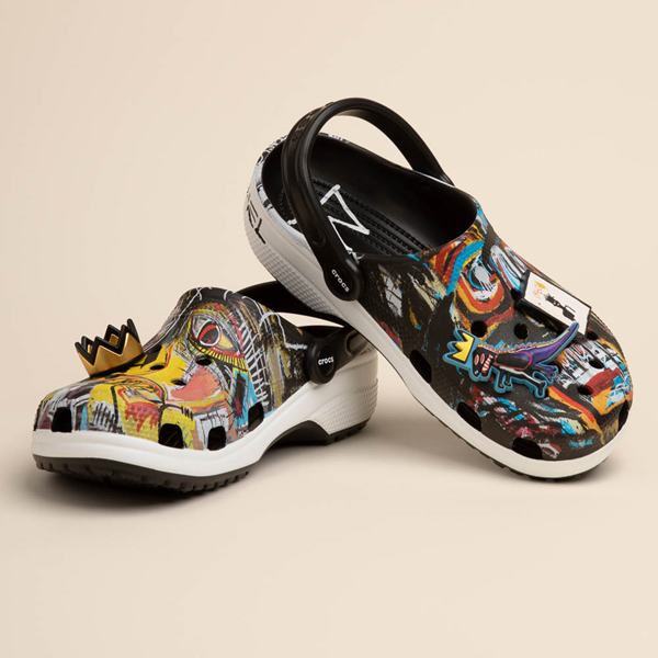 alternate view Jean-Michel Basquiat x Crocs Classic Clog - BlackHERO