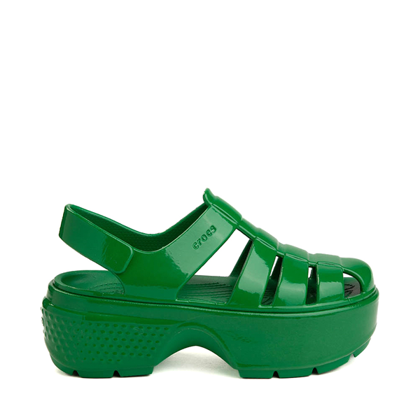 Crocs Stomp Platform Fisherman Sandal - Green Ivy | Journeys