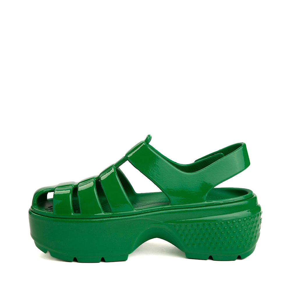 Crocs Stomp Platform Fisherman Sandal - Green Ivy | Journeys