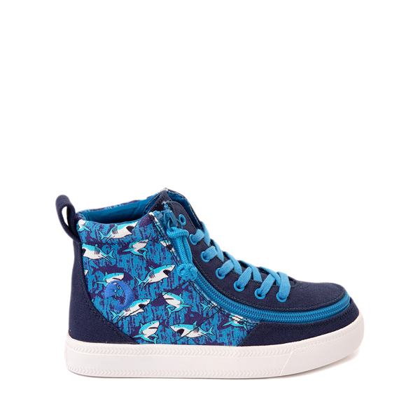 BILLY Classic Lace High Sneaker - Little Kid / Big Blue Sharks