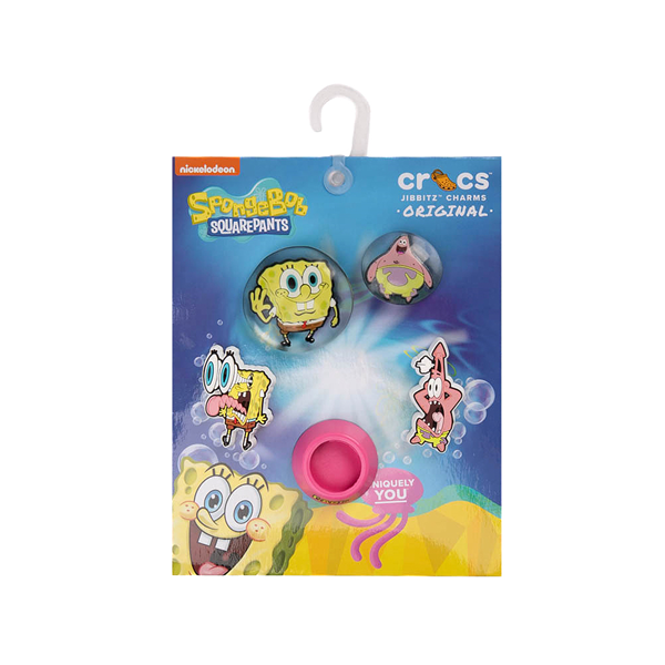 alternate view SpongeBob SquarePants™ x Crocs Jibbitz™ Bubble Shoe Charms 5 Pack - MulticolorALT2