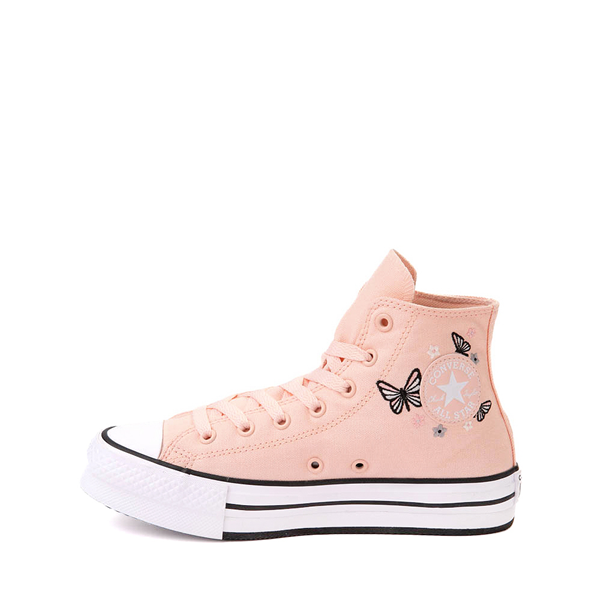 Converse Chuck Taylor All Star Hi Lift Butterflies Sneaker - Little Kid - Soft Peach