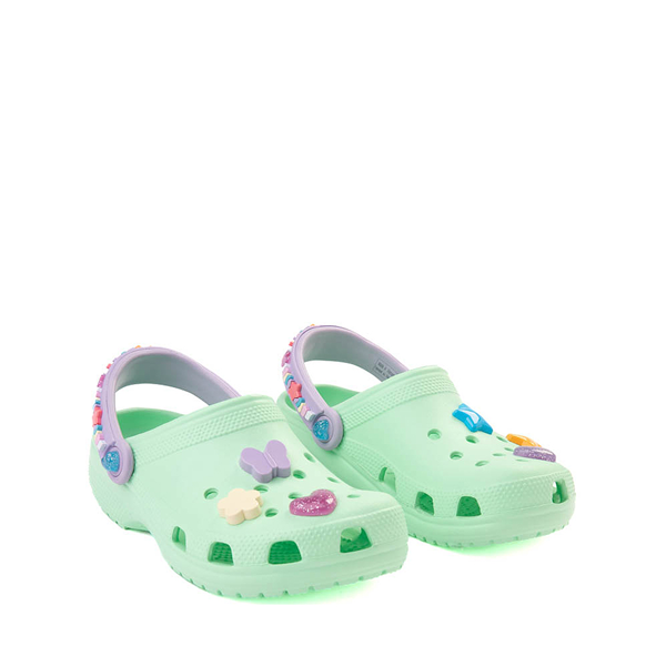 alternate view Crocs Classic Summer Camp Clog - Little Kid / Big Kid - Neo MintALT5