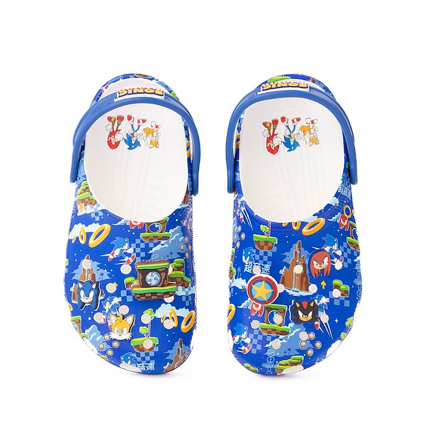 alternate view Sonic the Hedgehog™ x Crocs Classic Clog - Little Kid / Big Kid - BlueALT2