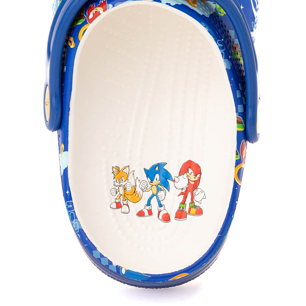 alternate view Crocs x Sonic the Hedgehog™ Classic Clog - Little Kid / Big Kid - BlueALT2B