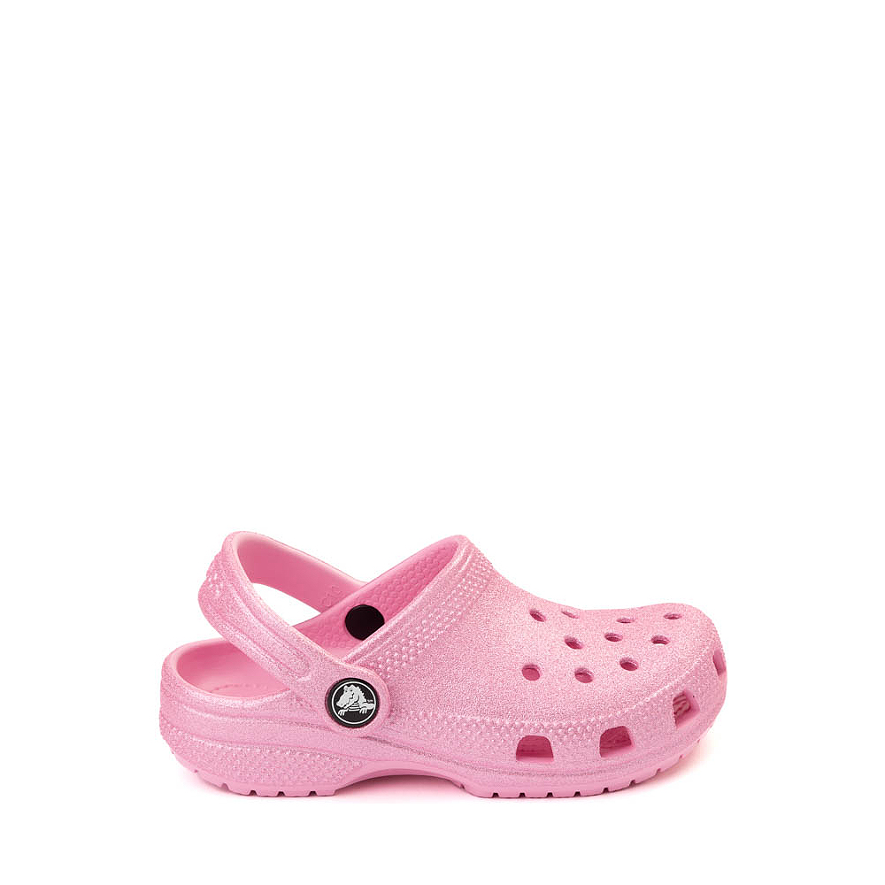 Crocs Classic Glitter Clog - Baby / Toddler - Pink Tweed