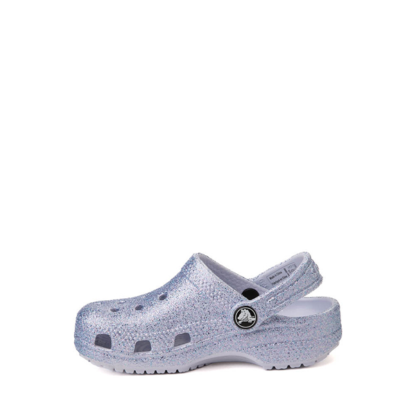 alternate view Crocs Classic Glitter Clog - Baby / Toddler - Frosted PurpleALT1