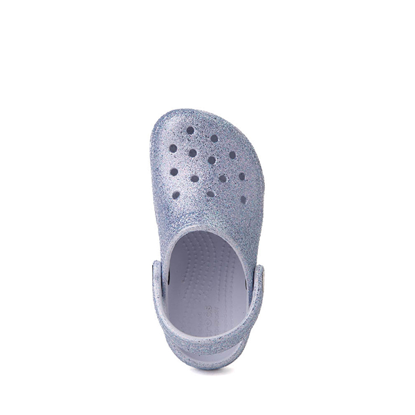 alternate view Crocs Classic Glitter Clog - Baby / Toddler - Frosted PurpleALT2