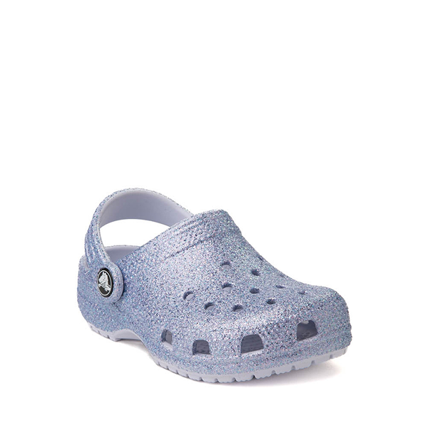 alternate view Crocs Classic Glitter Clog - Baby / Toddler - Frosted PurpleALT5