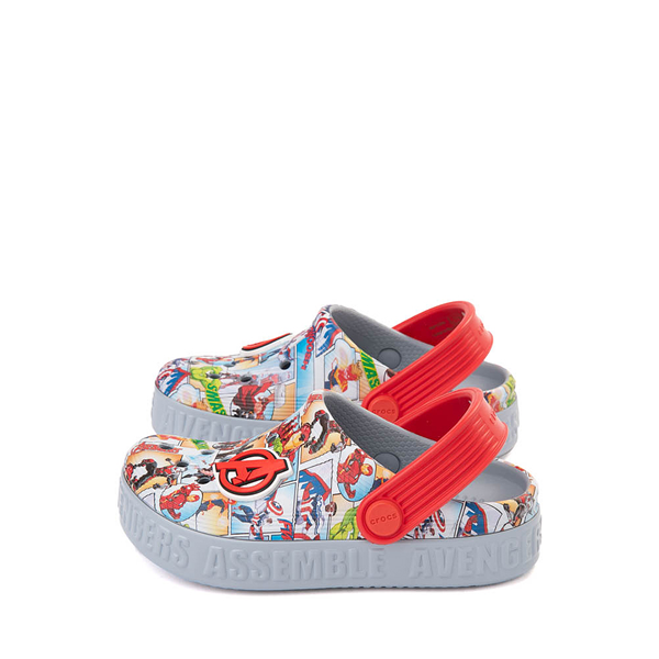 alternate view Avengers x Crocs Off Court Clog - Baby / Toddler - MulticolorALT1