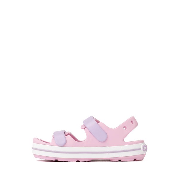 alternate view Crocs Crocband™ Cruiser Sandal - Baby / Toddler - Ballerina / LavenderALT1