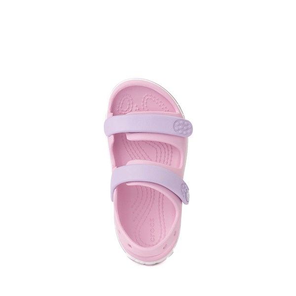 alternate view Crocs Crocband™ Cruiser Sandal - Baby / Toddler - Ballerina / LavenderALT2