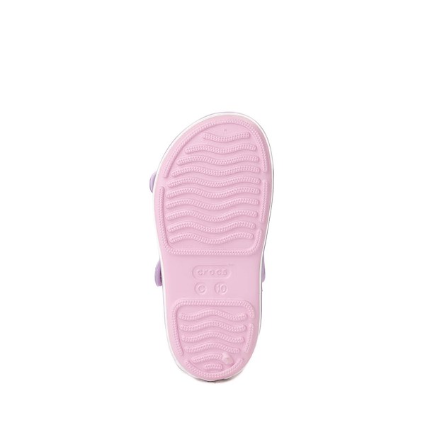 alternate view Crocs Crocband™ Cruiser Sandal - Baby / Toddler - Ballerina / LavenderALT3