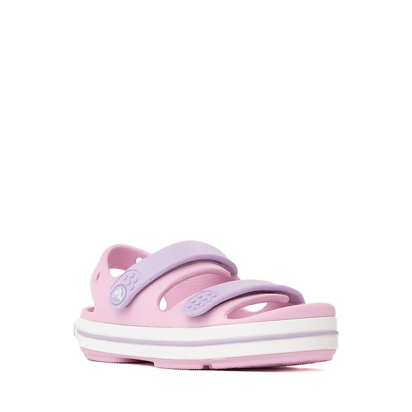 alternate view Crocs Crocband™ Cruiser Sandal - Baby / Toddler - Ballerina / LavenderALT5