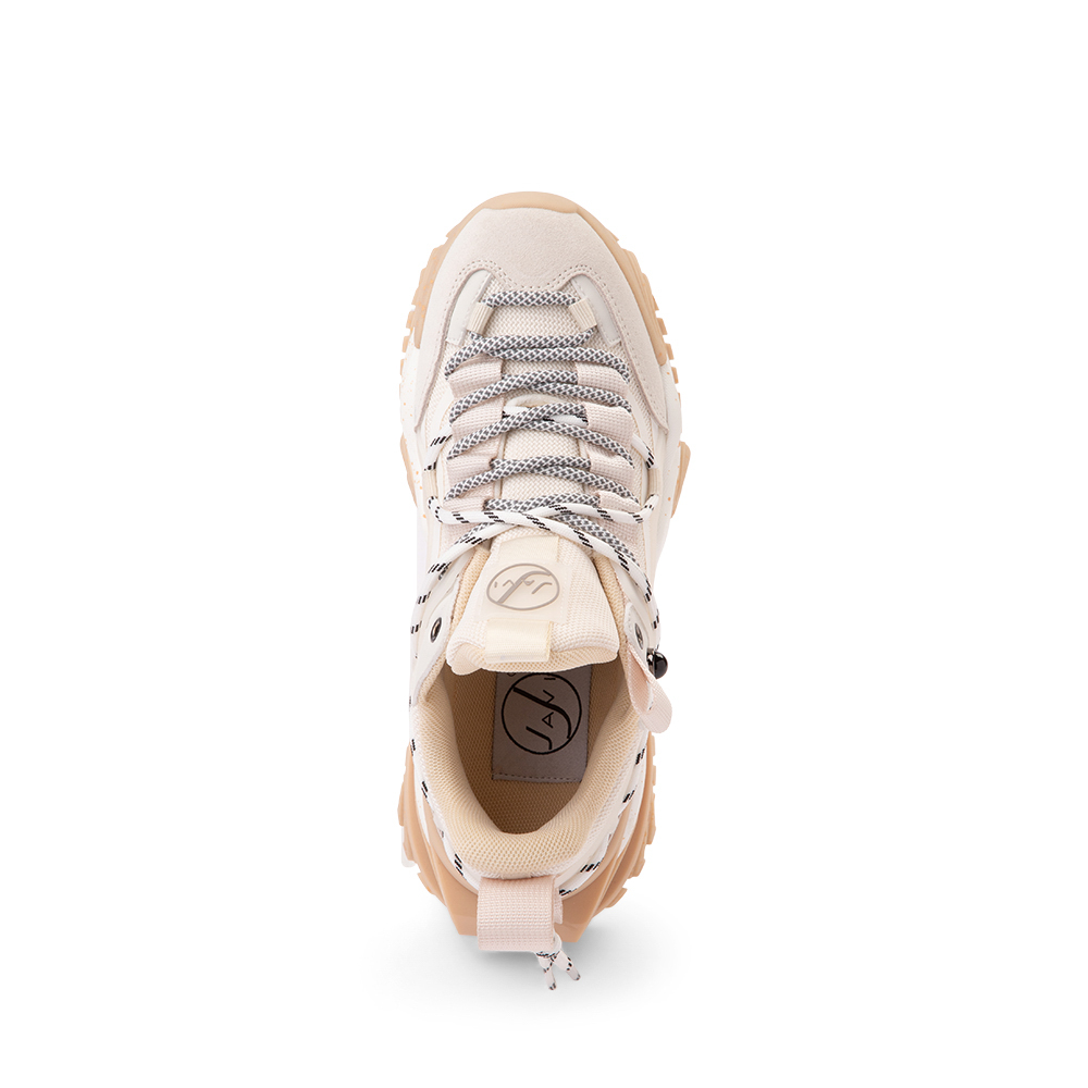 Womens JAVI Dominance Sneaker - White / Beige | Journeys