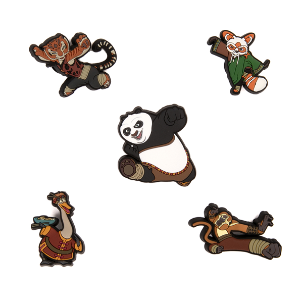 Crocs Kung Fu Panda x Crocs Jibbitz&trade Shoe Charms 5 Pack