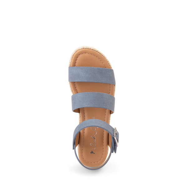 alternate view Sarah-Jayne Bryce Platform Sandal - Little Kid / Big Kid - Denim BlueALT2