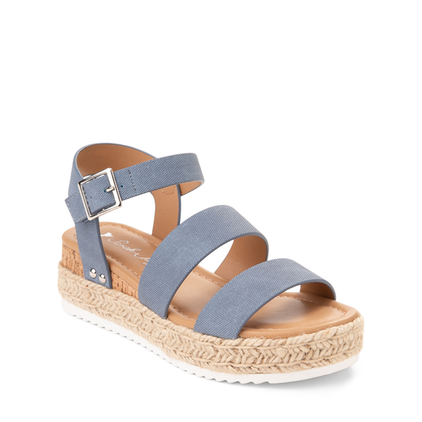 alternate view Sarah-Jayne Bryce Platform Sandal - Little Kid / Big Kid - Denim BlueALT5