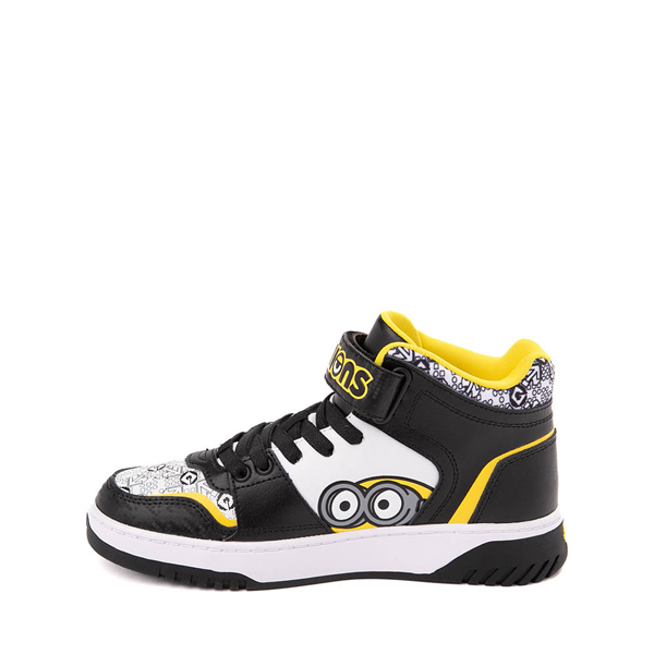 Kid Power Minions Hi Sneaker - Little / Big Black White Yellow